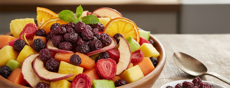 Kurutulmuş Taflan ile Meyve Salatasına Farklı Bir Dokunuş