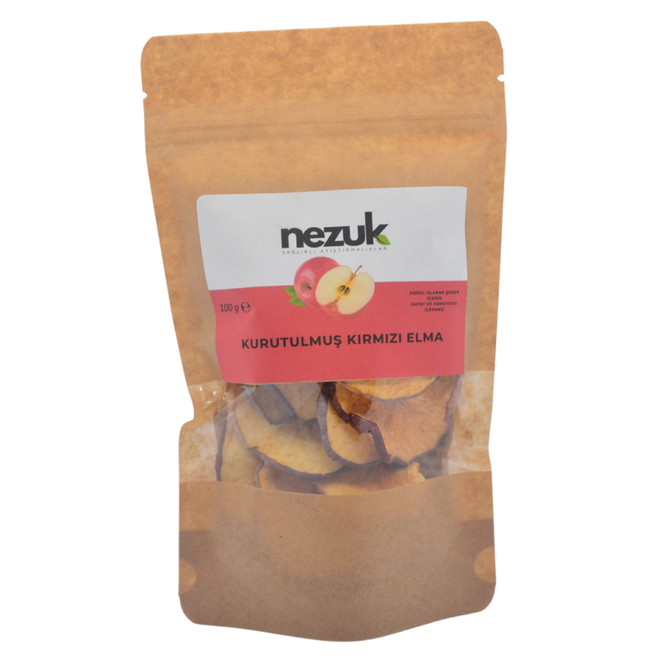 Nezuk Kurutulmuş Doğal Kırmızı Elma