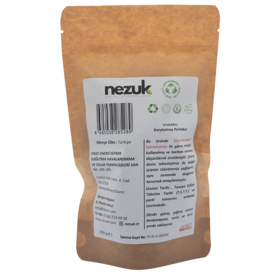 Nezuk Kurutulmuş Doğal Portakal