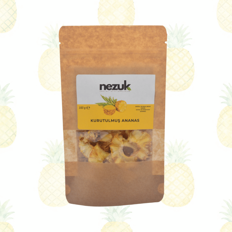 Nezuk Kurutulmuş Doğal Ananas