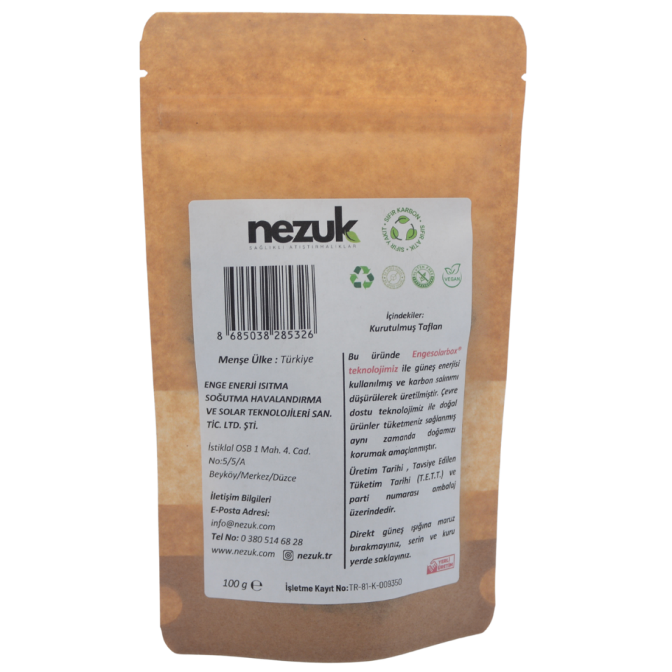 Nezuk Kurutulmuş Doğal Taflan