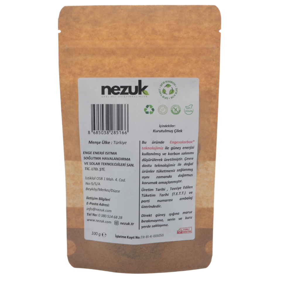 Nezuk Kurutulmuş Doğal Çilek