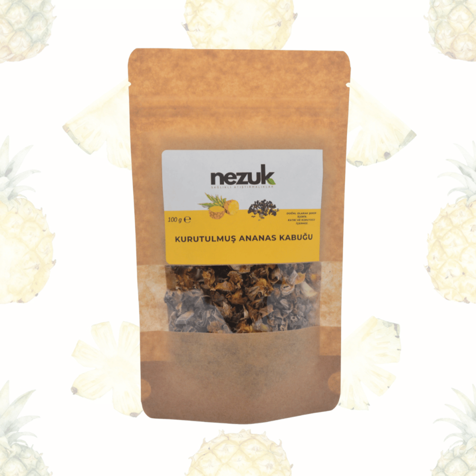 Nezuk Kurutulmuş Doğal Ananas Kabuğu (Çaylık)
