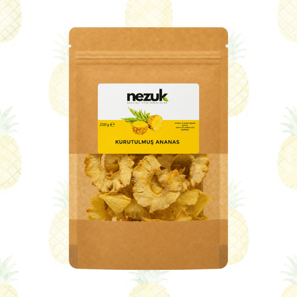 Nezuk Kurutulmuş Doğal Ananas 250g