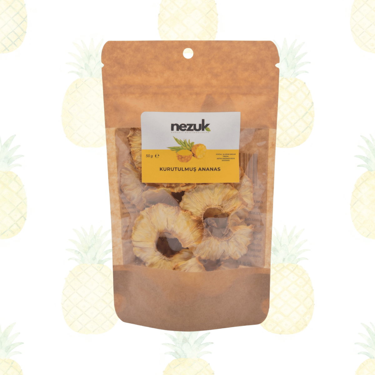 Nezuk Kurutulmuş Doğal Ananas 50g
