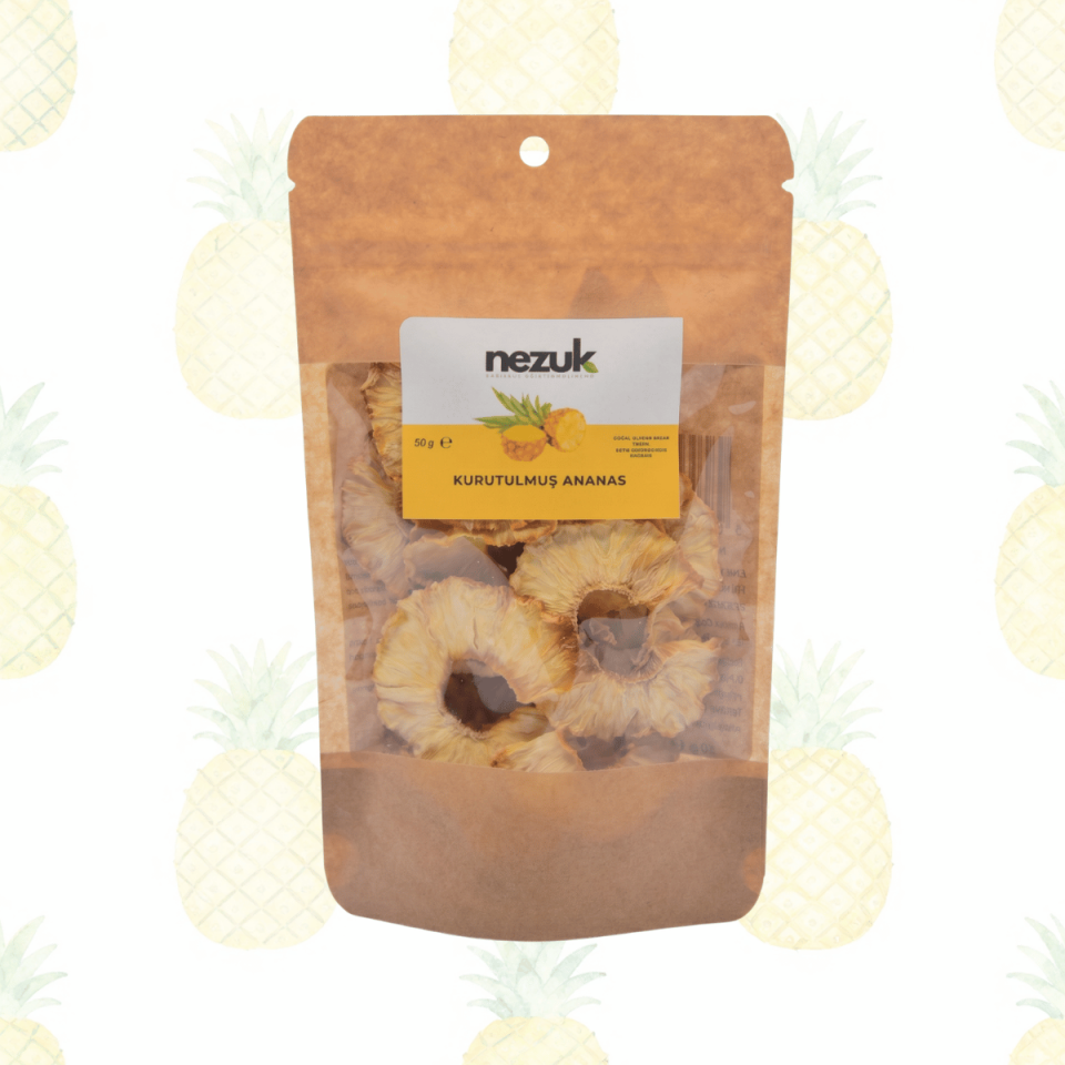 Nezuk Kurutulmuş Doğal Ananas 50g