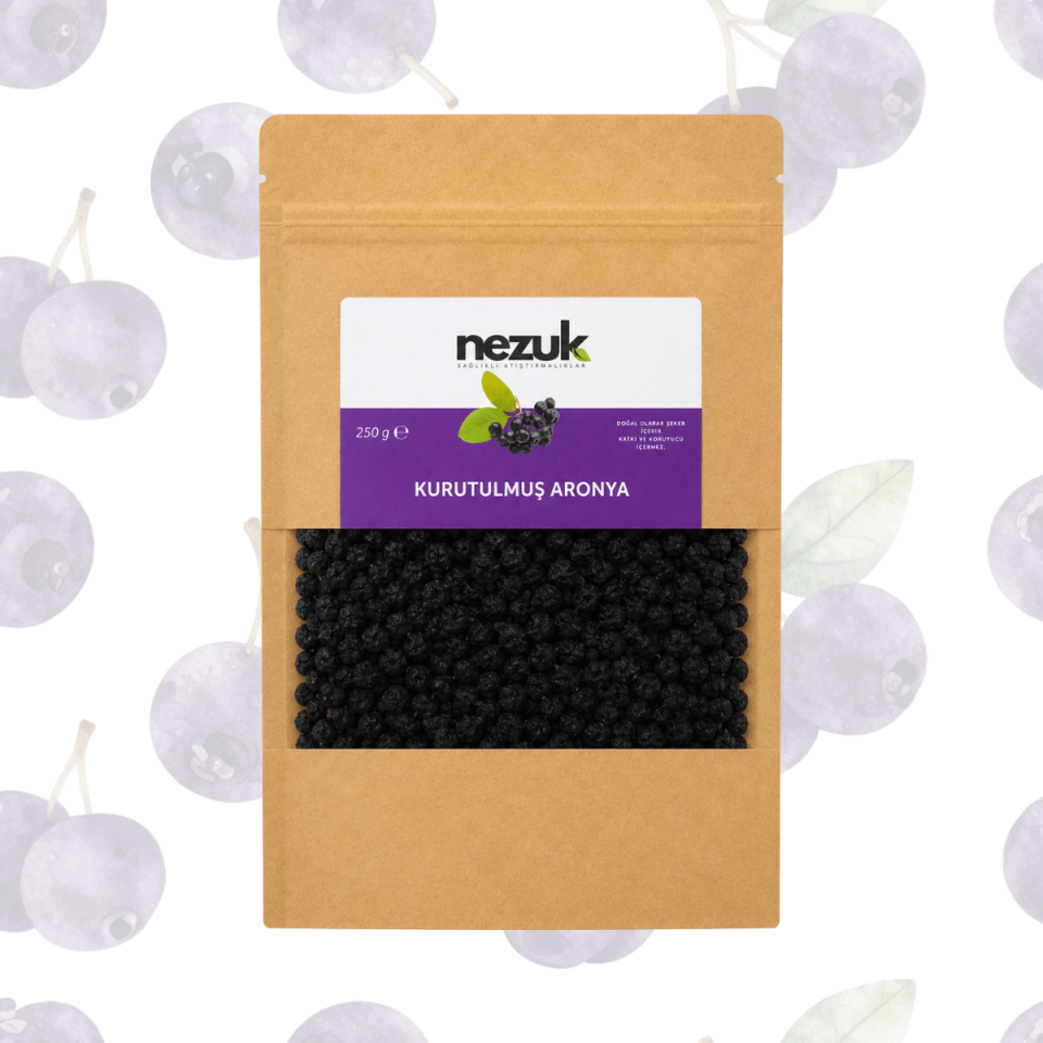 Nezuk Kurutulmuş Doğal Aronya 250g