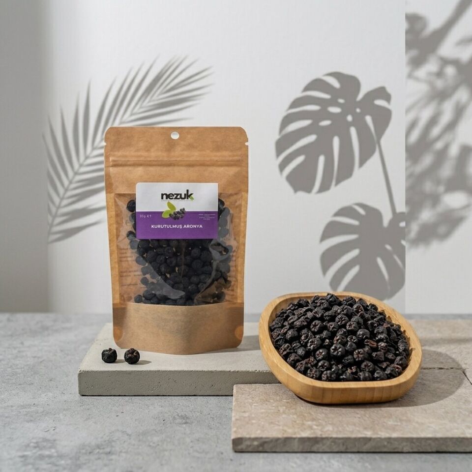 Nezuk Kurutulmuş Doğal Aronya 50g