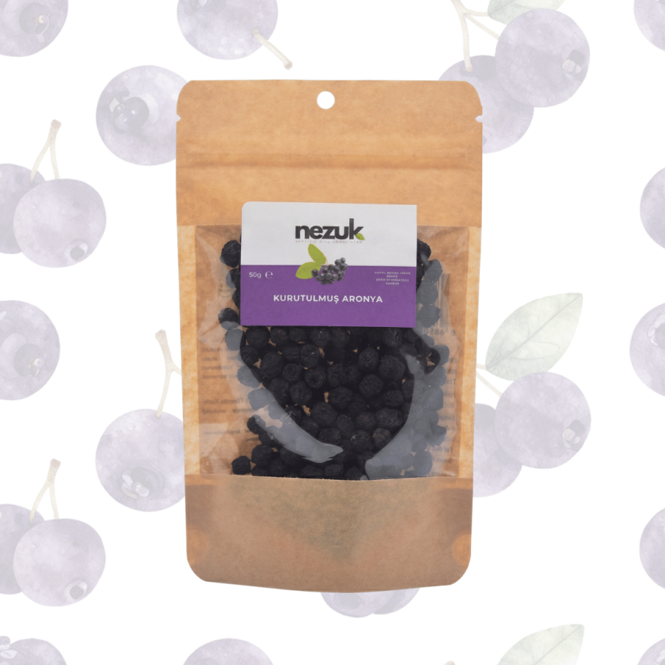 Nezuk Kurutulmuş Doğal Aronya 50g