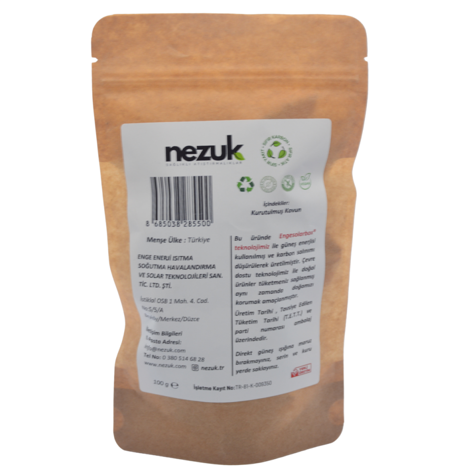 Nezuk Kurutulmuş Doğal Kavun