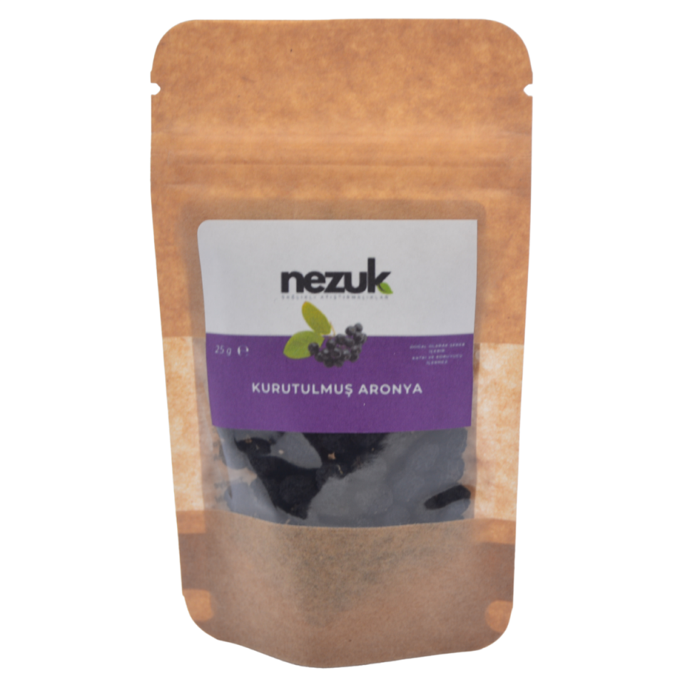 Nezuk Kurutulmuş Doğal Aronya 25g