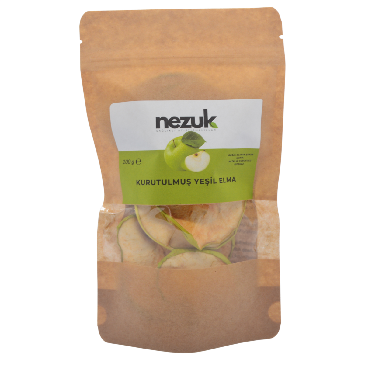 Nezuk Kurutulmuş Doğal Yeşil Elma 50g