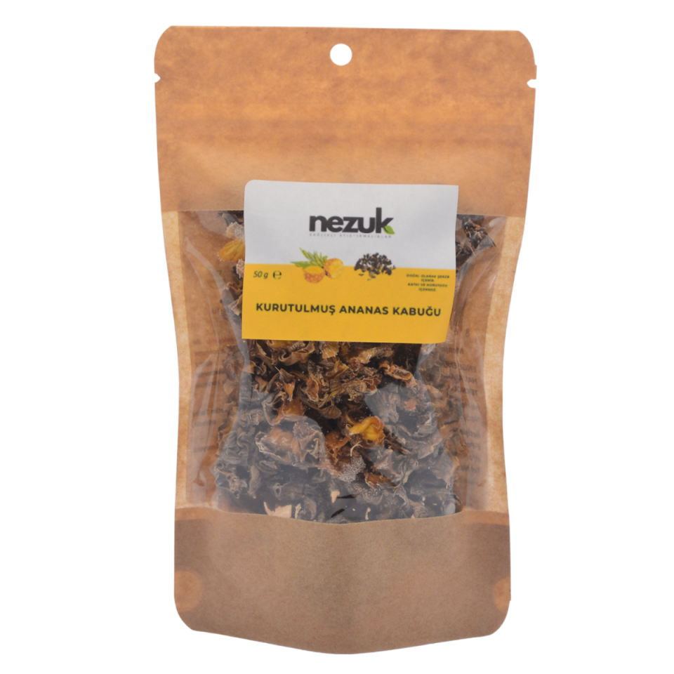 Nezuk Kurutulmuş Doğal Ananas Kabuğu (Çaylık) 50g