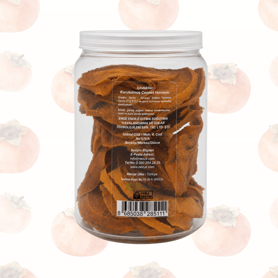 Nezuk Kurutulmuş Doğal Cennet Hurması-Cips-PET 50g