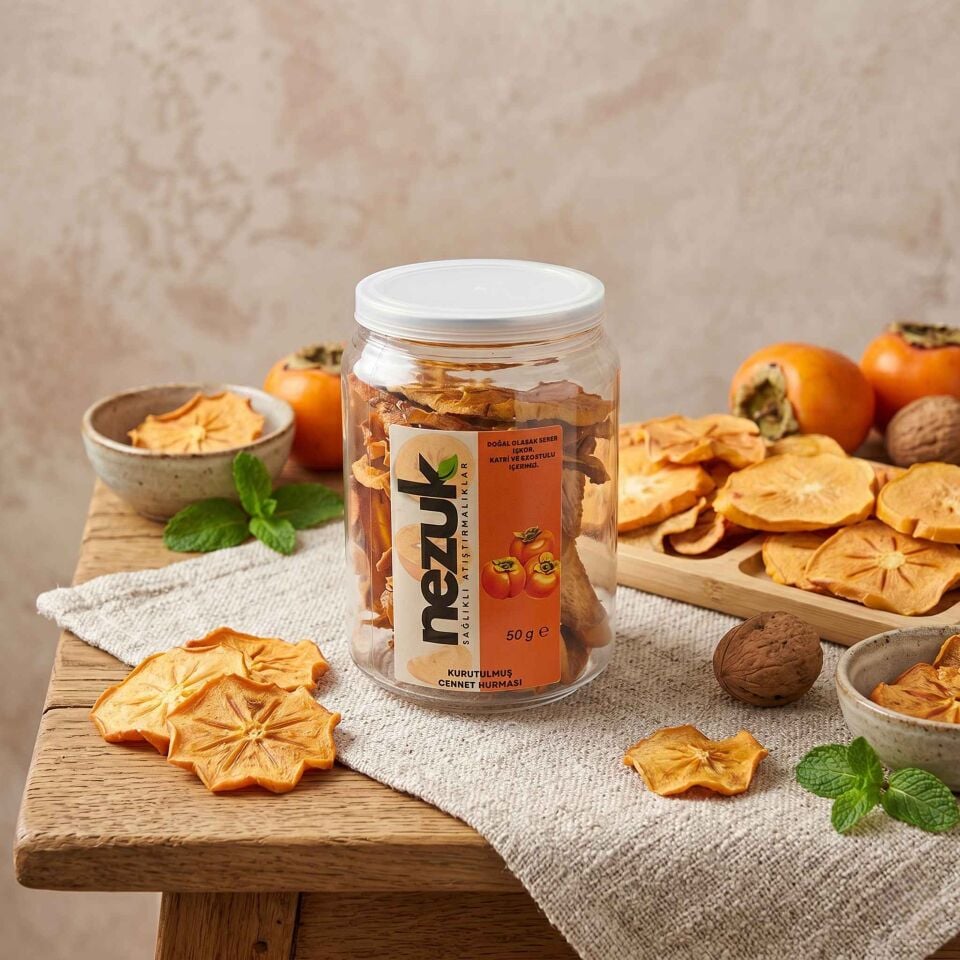 Nezuk Kurutulmuş Doğal Cennet Hurması-Cips-PET 50g