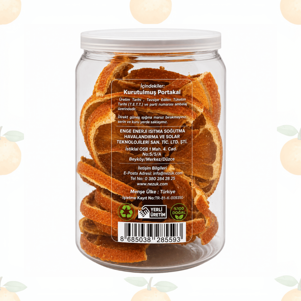 Nezuk Kurutulmuş Doğal Portakal-PET 40g