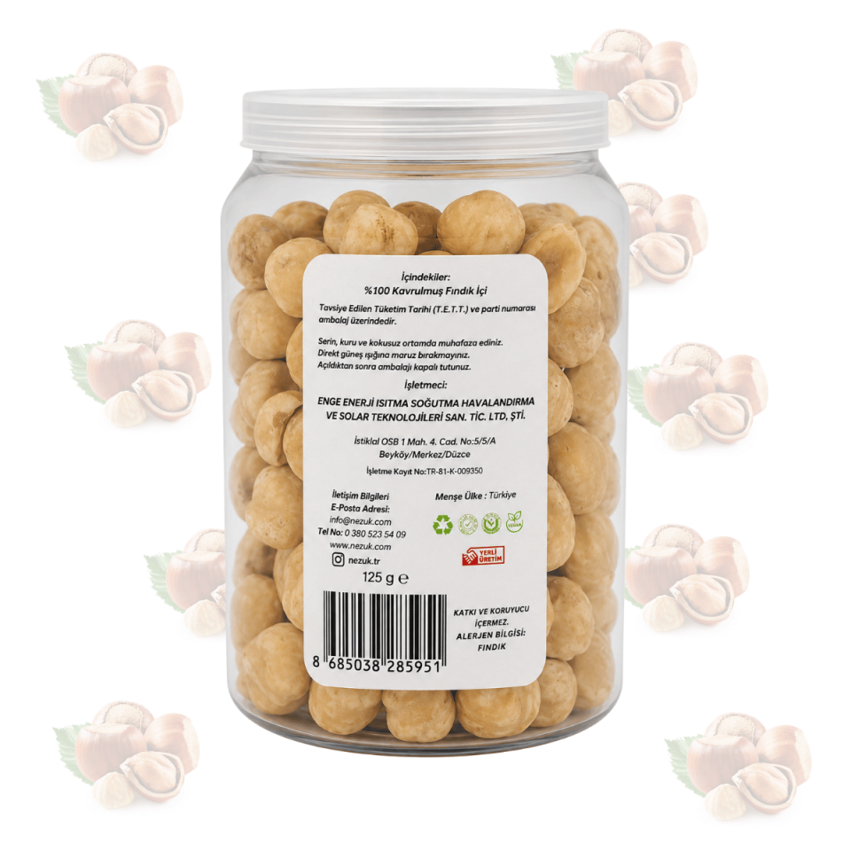 Nezuk Kavrulmuş Fındık İçi-125 g