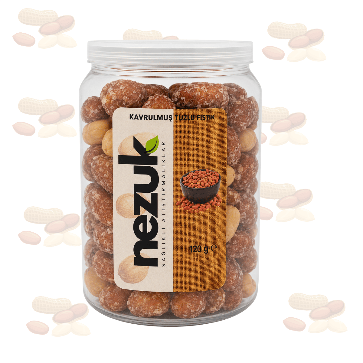 Nezuk Kavrulmuş Tuzlu Fıstık-120 gr