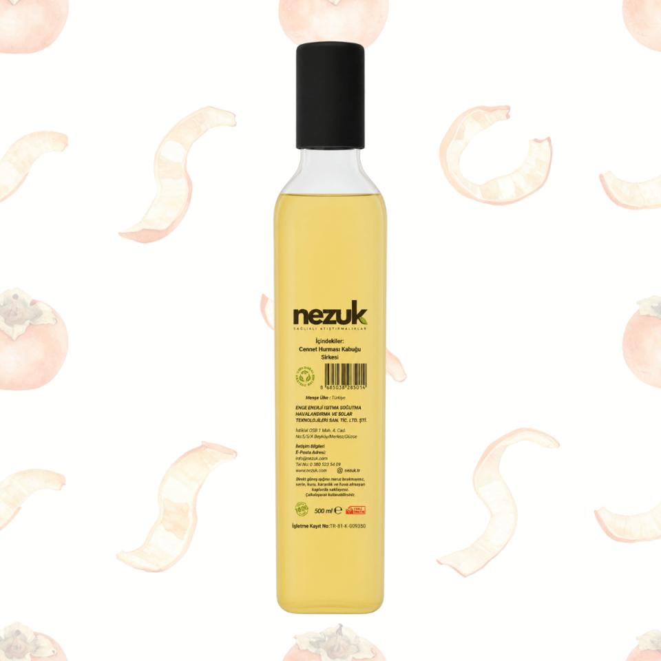 Nezuk Doğal Cennet Hurması Kabuğu Sirkesi-500 ml
